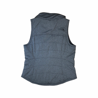 Women's L - Heathered Gray North Face Vest