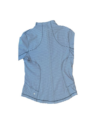 Women's 8 - Black and White Stripe Lululemon Define Fullzip