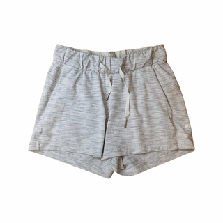 Women's 2 - Heathered Gray and White Lululemon On The Fly Short