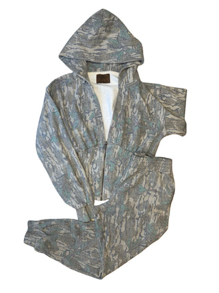 Women's M - Mossy Oak Camo Tribe Kelley Butter Corset Zip Hoodie and Jogger Set