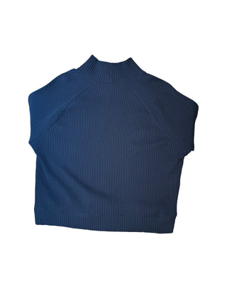 Women's M - Black North Face Waffle Knit Long Sleeve Crew