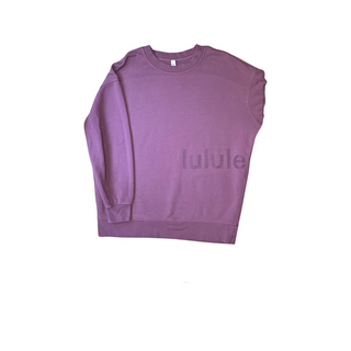 Women's 6 - Purple Logo Lululemon Perfectly Oversized Crew