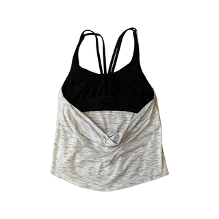 Women's 6 - Gray and Black Lululemon Moment To Movement 2-In-1 Tank