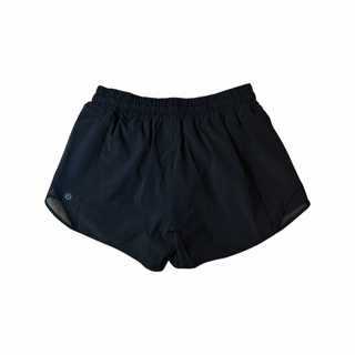 Women's 6 - NWT Black Lululemon Hotty Hot 2 Low Rise Shorts