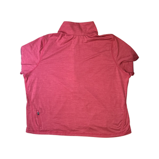 Women's L - Red Long Sleeve Halo Quarter Zip