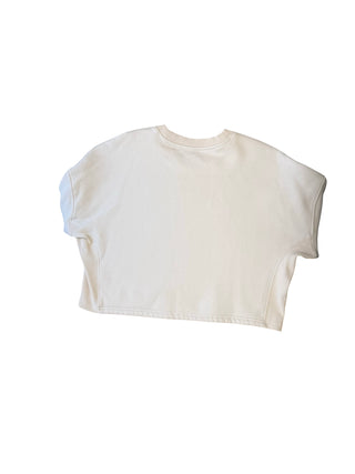 Women's M - Cream Vuori Restore Cropped Oversized Crew