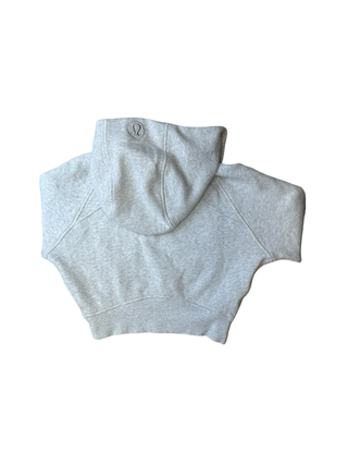 Women's 10 - Gray Lululemon Scuba Fullzip Cropped Hoodie