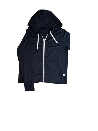 Women's L - Black Vuori Halo Performance Fullzip Hoodie