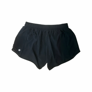 Women's 8 Tall - Black Lululemon Hotty Hot 2 Shorts