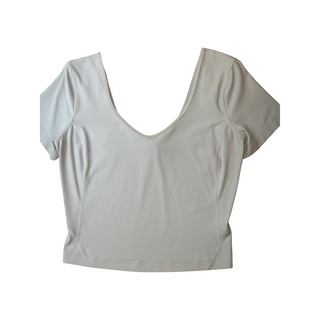 Women's 6 - Light Purple Lululemon Cropped Align Tee