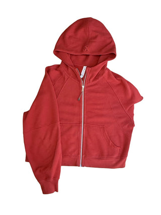 Women's M/L - Red Lululemon Oversized Scuba Fullzip