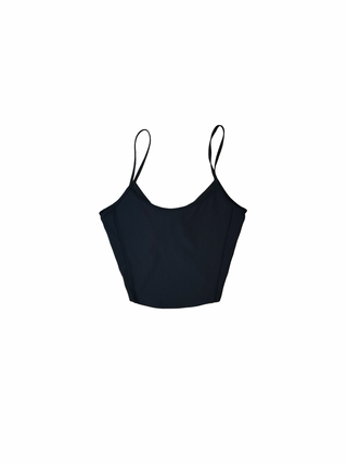 Women's 6 - Black Lululemon Ribbed Twist Crop Tank