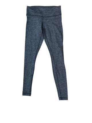 Women's 8 - Black Herringbone Lululemon Wunder Under Leggings 30"