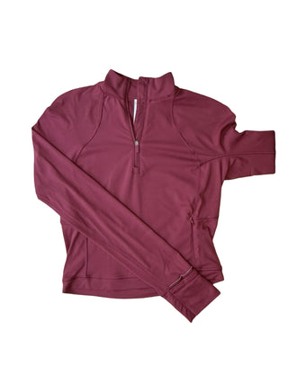 Women's 6 - Maroon Lululemon Its Rulu Run Cropped Half-Zip