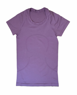 Women's 4 - Purple Lululemon Swiftly Tech Short Sleeve Crew