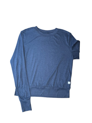 Women's S - Navy Vuori Long Sleeve Halo Crew