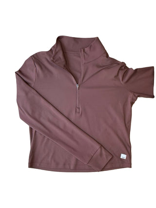 Women's M - Brown Vuori Studio Half Zip Pullover