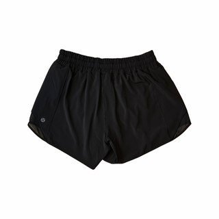 Women's  6 - NWT Black Lululemon Hotty Hot 2 Low Rise Shorts