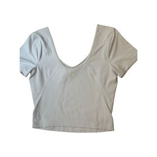 Women's 6 - Light Purple Lululemon Cropped Align Tee