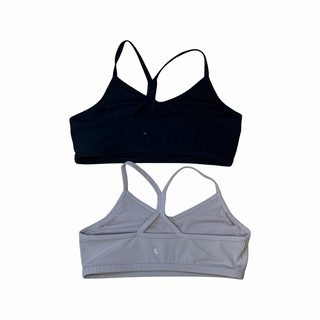 Women's XS/S (Girls XXL) - Soft Tan and Black Athleta Padded Bras