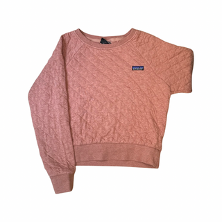 Women's S - Pink Patagonia Quilted Long Crew