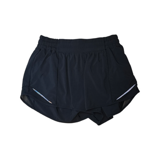 Women's 6 - Black Lululemon Hotty Hot 2 Shorts