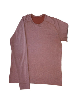 Men's L - Orange Lululemon Metal Vent Tech Long Sleeve