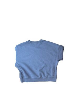 Women's S (fits S-L) - Blue Vuori Sedona Rib Oversized Crewneck Pullover