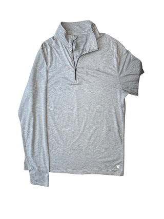 Men's M - Gray Vuori Halo Performance Quarter Zip