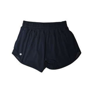 Women's 6 - Black Lululemon Hotty Hot 2 Shorts