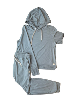 Women's S/M - Blue Vuori Halo Hoodie and Jogger Halo Set