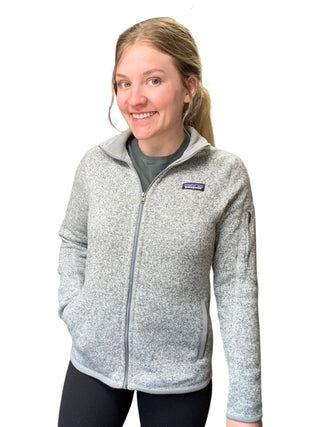 Women's M - Gray Patagonia Fullzip Better Sweater