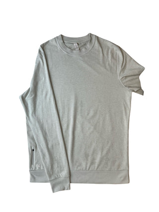 Men's M - Light Gray Vuori Long Sleeve Halo Crew