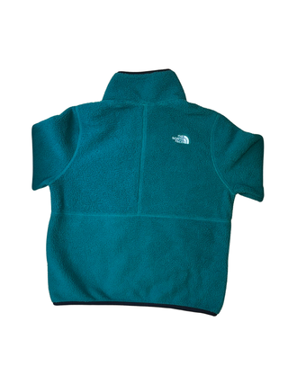 Women's S - Green North Face Pile FullZip