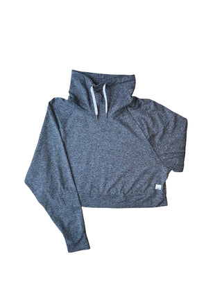 Women's S - Gray Vuori Long Sleeve Halo Funnel-Neck Pullover