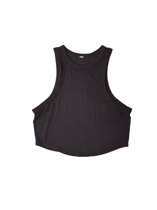 Women's 8 - Brown Lululemon Ribbed Cropped Racerback Tank