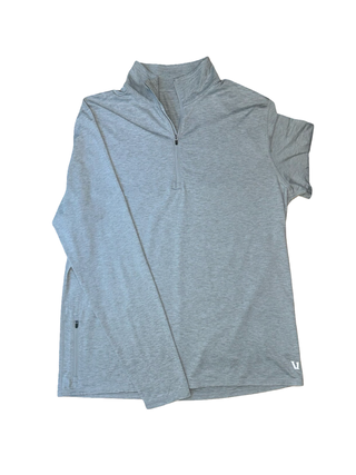 Men's L - Gray Vuori Halo Performance Quarter Zip