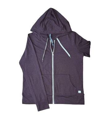 Women's M - Brown Vuori Halo Performance Fullzip Hoodie