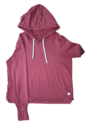 Women's M - Red Vuori Long Sleeve Halo Hoodie