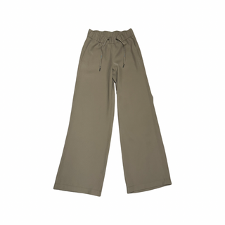 Women's 2 - Tan Lululemon On The Fly Pant *Wide Leg Woven