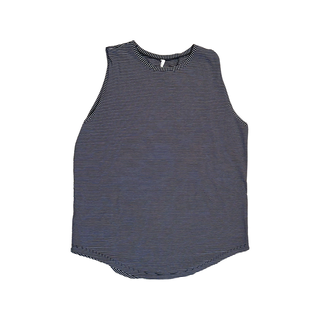 Women's 10 - Black and White Stripe Lululemon Tank