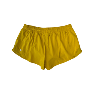 Women's 12 - Yellow Lululemon Hotty Hot 2 Shorts