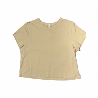 Women's 12 - Tan Lululemon Cates Crop Tee