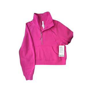 Women's M/L - NWT Sonic Pink Lululemon Oversized Scuba Fullzip