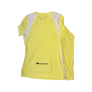 Women's 6 - Yellow and White Lululemon Long Sleeve