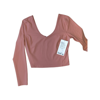 Women's 10 - NWT Pink Lululemon Align Long Sleeve