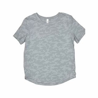 Women's  6 - White Camo Lululemon Short Sleeve