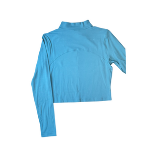 Women's 8 - NWT Tidewater Teal Lululemon All Aligned Mock Neck Long Sleeve Shirt