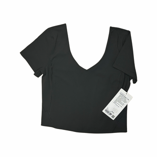 Women's 10 - NWT Gray Lululemon Cropped Align Tee