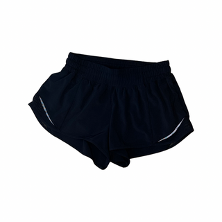 Women's  6 - Black Lululemon Hotty Hot 2 Shorts
